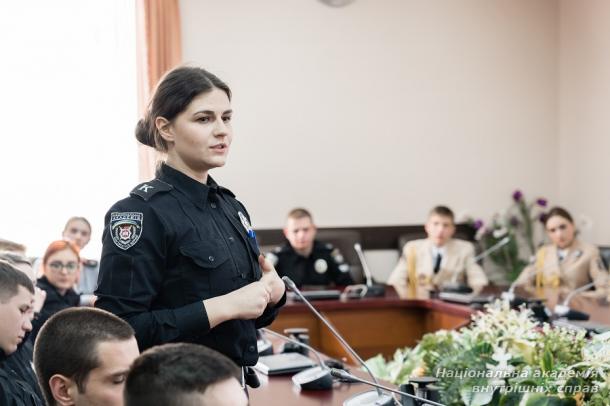 У НАВС відбулася зустріч Голови КМЄС із курсантами