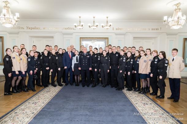 У НАВС відбулася зустріч Голови КМЄС із курсантами