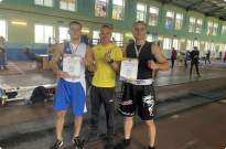 Перші перемоги боксерів відкритого Чемпіонату Київської області з бойового мистецтва «Комбат самозахист ІСО» Фото