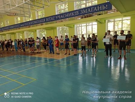 Курсанти гідно представили Національну академію внутрішніх справ у відкритому Кубку Федерації гирьового спорту України 