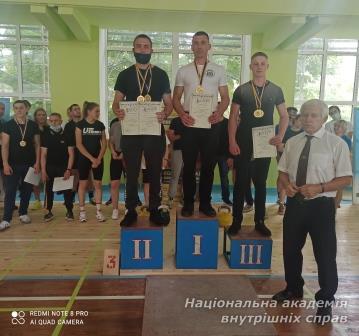 Курсанти гідно представили Національну академію внутрішніх справ у відкритому Кубку Федерації гирьового спорту України 