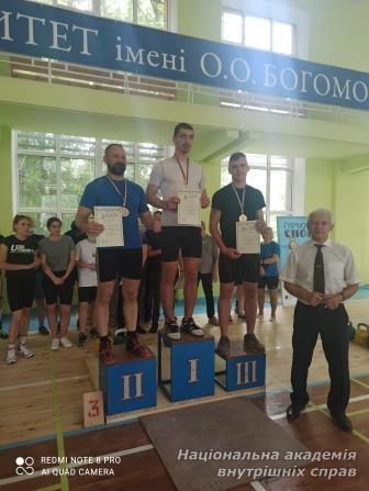 Курсанти гідно представили Національну академію внутрішніх справ у відкритому Кубку Федерації гирьового спорту України 