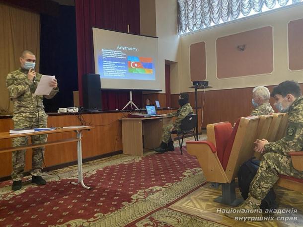 Науково-практична конференція кафедри військової підготовки НАВС