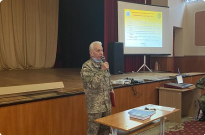 Науково-практична конференція кафедри військової підготовки НАВС Фото