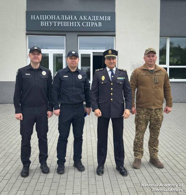 Visit of the Spanish National Police Liaison Officer to the National Academy of Internal Affairs