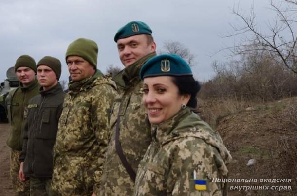З великою вдячністю Національній академії внутрішніх справ за військову підготовку офіцерів запасу 