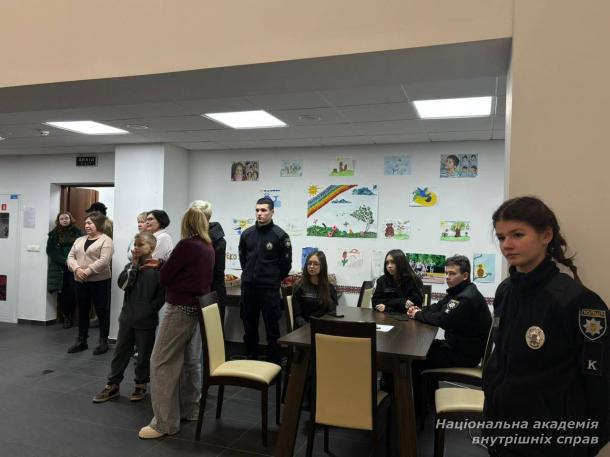 Курсанти навчально-наукового експертно-криміналістичного інституту НАВС відвідали Центр «НАШІ ДІТИ»