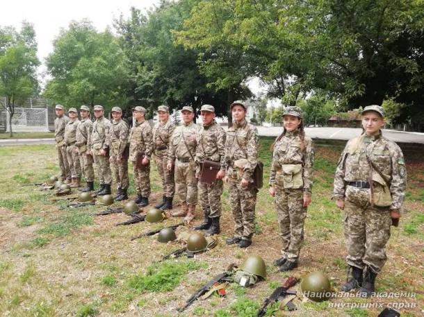 На базі ННІ №3  кафедра військової підготовки НАВС проводить навчальний збір