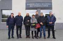 Офіційна делегація з питань дорожнього руху Міністерства внутрішніх справ Франції  відвідала автошколу Національної академії внутрішніх справ Фото
