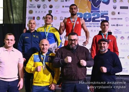Курсант Національної академії внутрішніх справ здобув срібло на чемпіонаті України з боксу серед U23