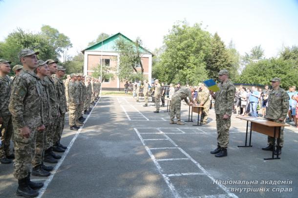 Випускники військової кафедри НАВС присягнули на вірність українському народові (фото, відео)
