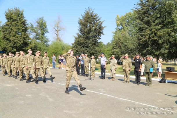 Випускники військової кафедри НАВС присягнули на вірність українському народові (фото, відео)