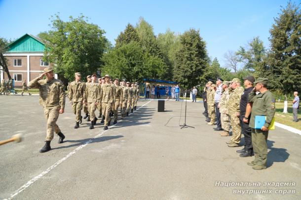 Випускники військової кафедри НАВС присягнули на вірність українському народові (фото, відео)