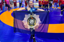 Курсантка академії – абсолютна чемпіонка світу серед молоді з греплінгу Фото