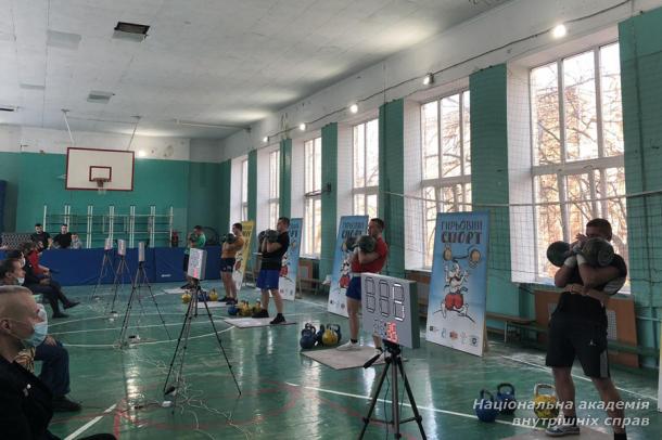 Перемога команди НАВС у відкритому чемпіонаті м. Києва з гирьового спорту