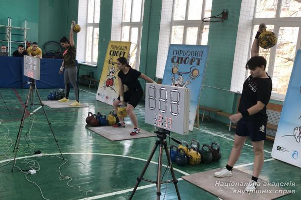 Перемога команди НАВС у відкритому чемпіонаті м. Києва з гирьового спорту