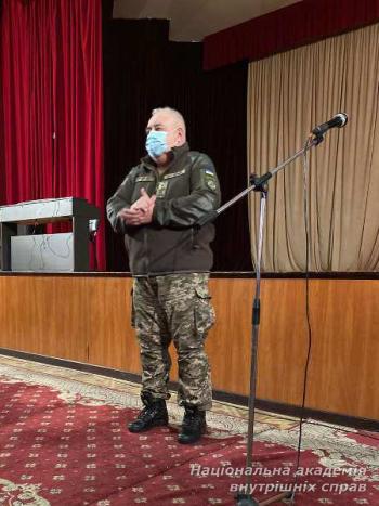 Колектив ННІ № 3 НАВС ушанував ліквідаторів наслідків аварії  на Чорнобильській АЕС 