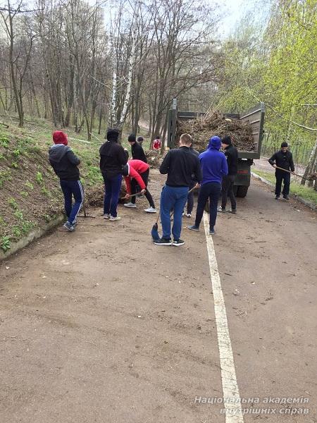 Участь ННІ № 1 НАВС в акції «За чисте довкілля»