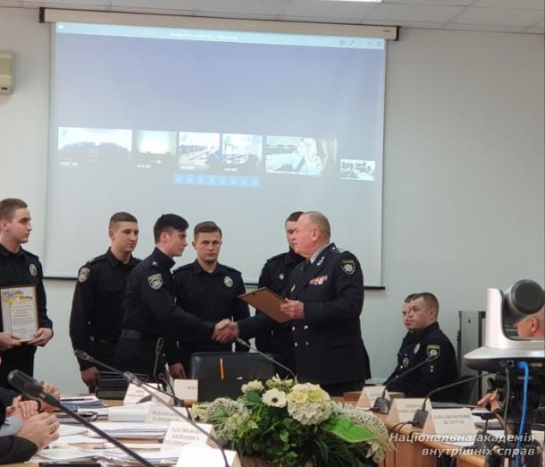 На ректораті нагородили курсантів 