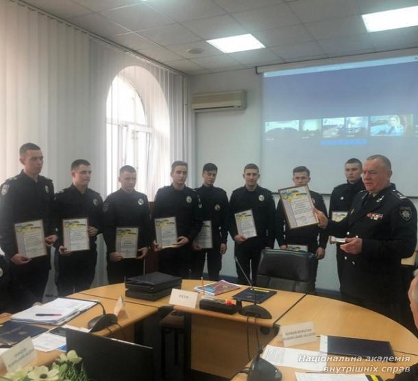 На ректораті нагородили курсантів 