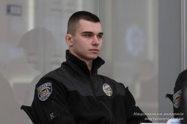 Від огляду місця події до сучасних викликів війни: заступник Голови НПУ Андрій Нєбитов провів лекцію для курсантів НАВС