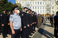 Участь НАВС у підготовці до урочистостей з нагоди відзначення  29-ї річниці Дня Незалежності України Фото