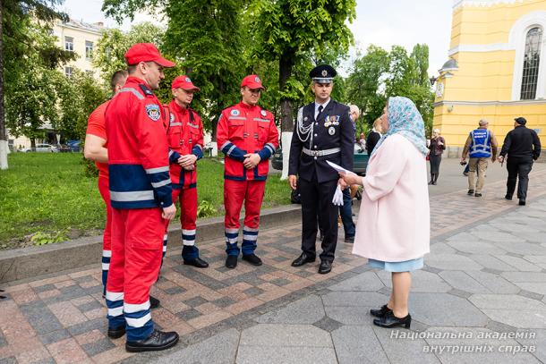 Навчально-тренувальне відділення домедичної підготовки взяло участь у Ході до Дня Матері