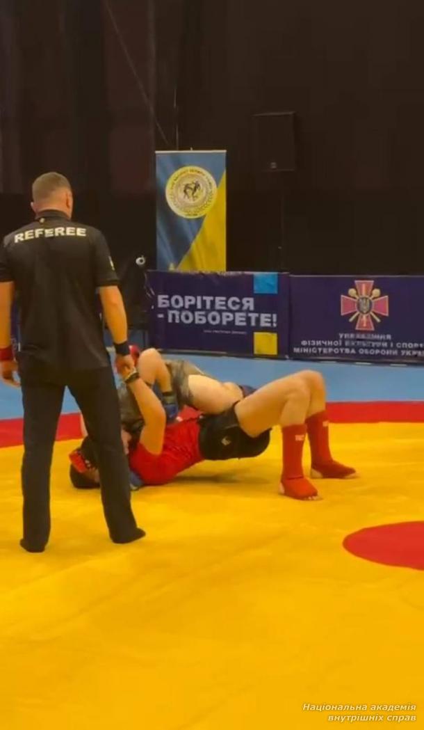Курсант НАВС зайняв перше місце на Чемпіонаті України з панкратіону