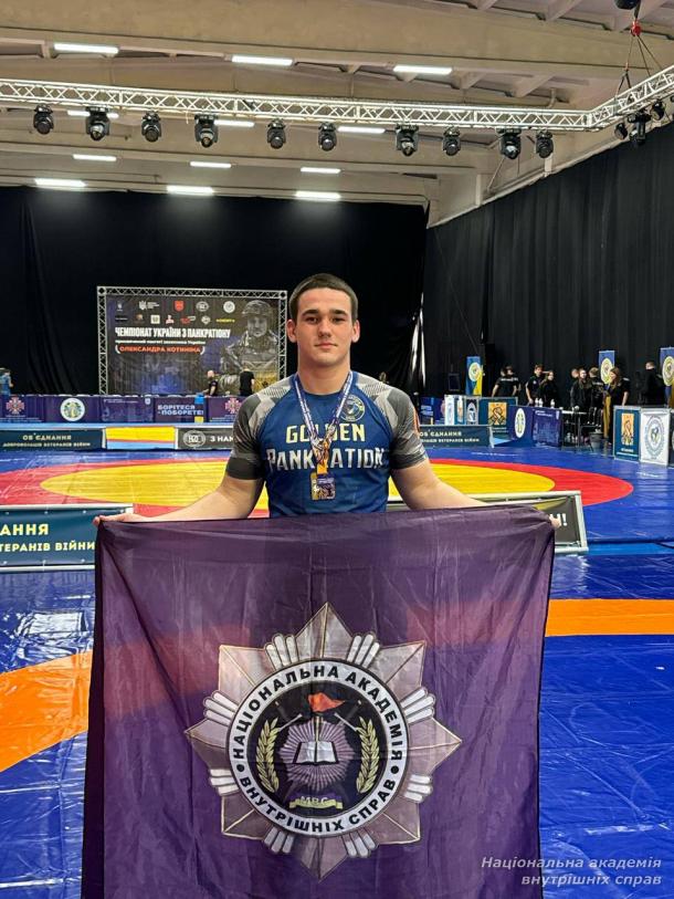 Курсант НАВС зайняв перше місце на Чемпіонаті України з панкратіону