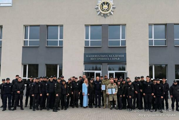 Національну академію внутрішніх справ відвідали військовослужбовці окремої Президентської бригади імені гетьмана Богдана Хмельницького