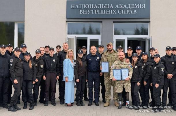 Національну академію внутрішніх справ відвідали військовослужбовці окремої Президентської бригади імені гетьмана Богдана Хмельницького