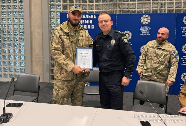 Національну академію внутрішніх справ відвідали військовослужбовці окремої Президентської бригади імені гетьмана Богдана Хмельницького
