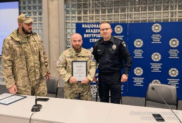 Національну академію внутрішніх справ відвідали військовослужбовці окремої Президентської бригади імені гетьмана Богдана Хмельницького