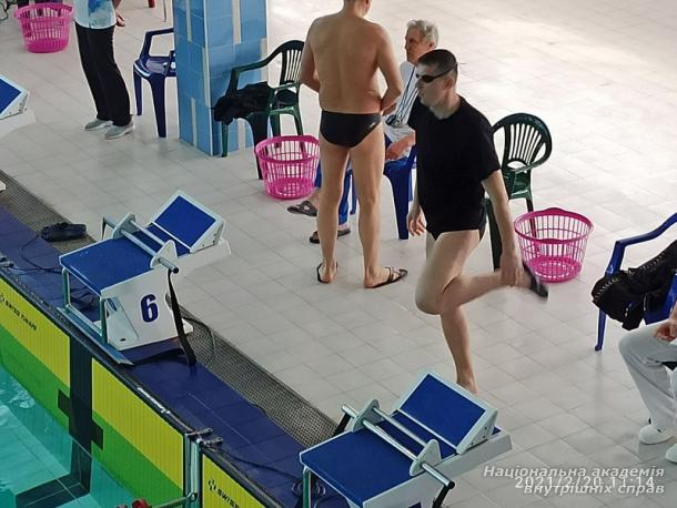 Представник НАВС переміг у відкритому чемпіонаті м. Києва  з плавання