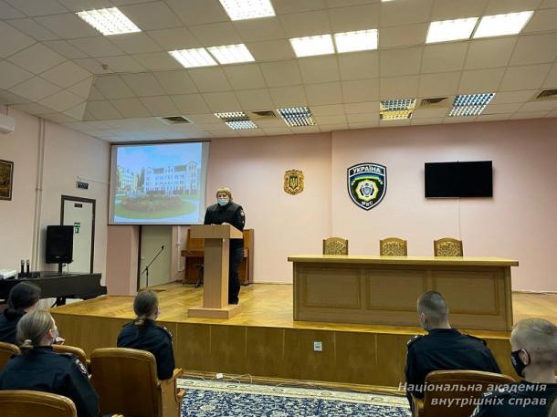 Профорієнтаційна бесіда з вихованцями юридичного ліцею імені Ярослава Кондратьєва