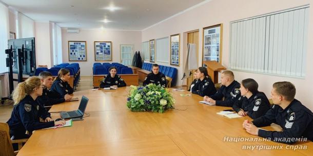 Засідання Парламенту курсантського (студентського) самоврядування академії