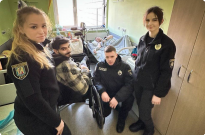 Слухачі та викладачі КЦППП «Академія поліції» відвідали поранених захисників Фото