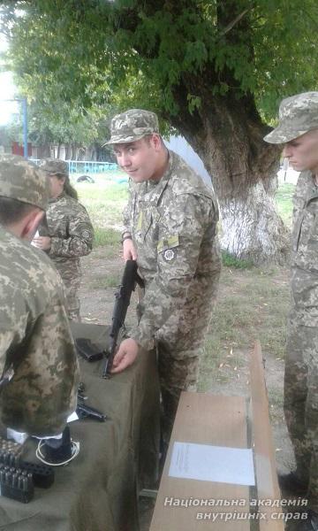 Присяга випускників кафедри військової підготовки НАВС на вірність народу України 