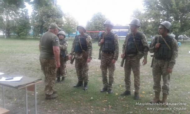 Присяга випускників кафедри військової підготовки НАВС на вірність народу України 
